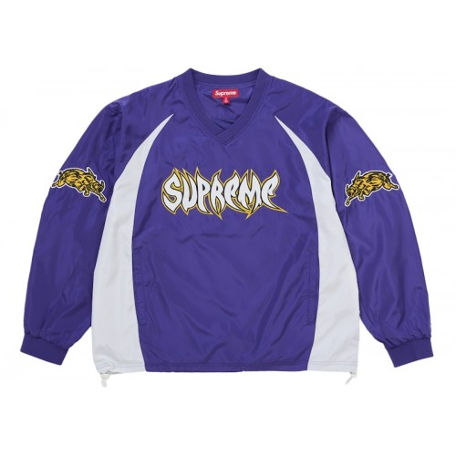Supreme Warthog Warm Up Pullover Purple