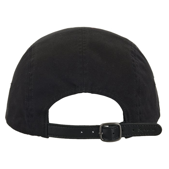 Кепка Supreme Washed Chino Twill Camp Cap (SS26) Black Кепка Supreme Washed Chino Twill Camp Cap (SS26) Black