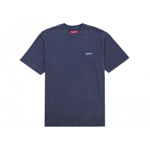 Supreme Washed S/S Top Navy