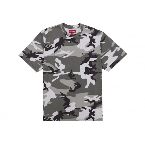 Supreme Washed S/S Top Snow Camo