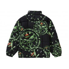 Supreme Watches Reversible Puffy Jacket Black