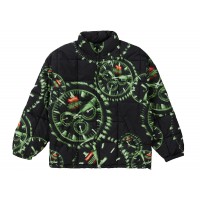 Supreme Watches Reversible Puffy Jacket Black