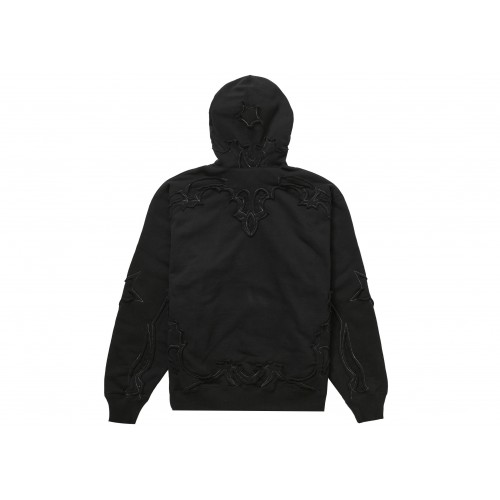 Оригинальный шмот Supreme Western Cut Out Hooded Sweatshirt Black - 70см