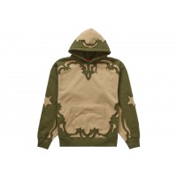 Supreme Western Cut Out Hooded Sweatshirt Dark Tan