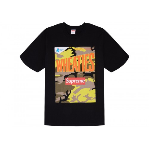 Оригинальный шмот Supreme Wheaties Tee Black