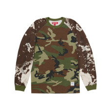 Supreme Wildlife Camo Raglan L/S Top Woodland Camo