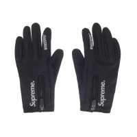 Supreme WINDSTOPPER Zip Gloves (FW25) Black