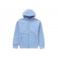 Supreme WINDSTOPPER Zip Up Hooded Sweatshirt (FW23) Light Blue