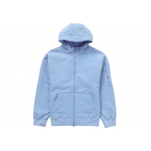 Оригинальный шмот Supreme WINDSTOPPER Zip Up Hooded Sweatshirt (FW23) Light Blue