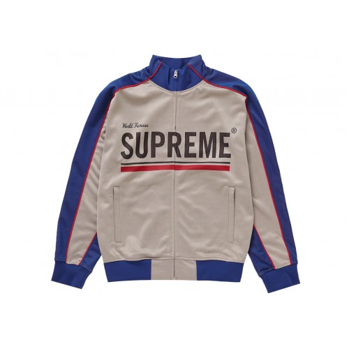 Оригинальный шмот Supreme World Famous Jacquard Track Jacket Stone - 70см
