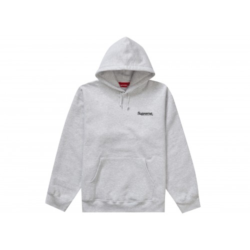 Оригинальный шмот Supreme Worldwide Hooded Sweatshirt Ash Grey