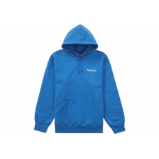 Supreme Worldwide Hooded Sweatshirt Blue