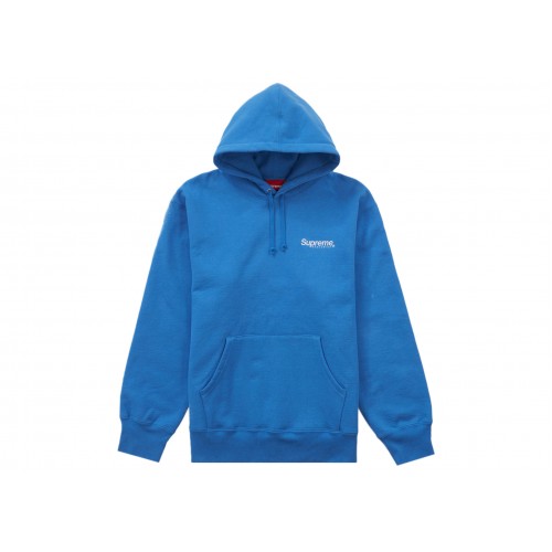 Оригинальный шмот Supreme Worldwide Hooded Sweatshirt Blue