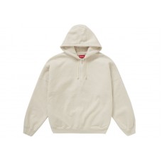 Supreme Wrapped Half Zip Hooded Sweatshirt Stone