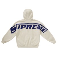 Supreme Wrapped Half Zip Hooded Sweatshirt Stone