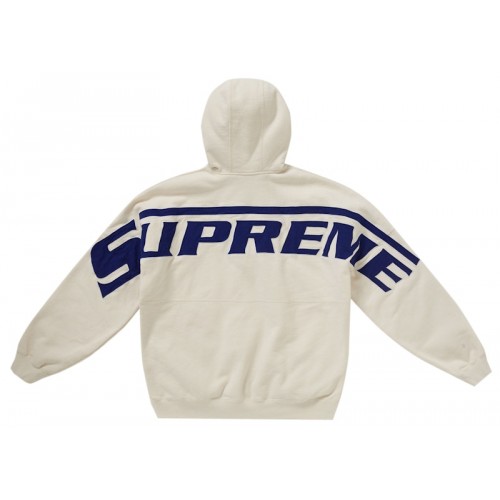Оригинальный шмот Supreme Wrapped Half Zip Hooded Sweatshirt Stone