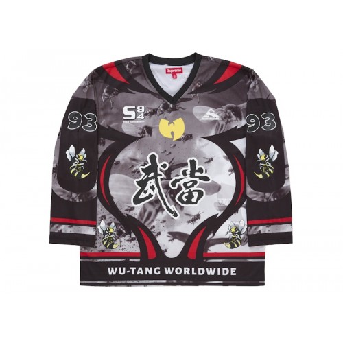 Supreme Wu-Tang Clan Hockey Jersey Black