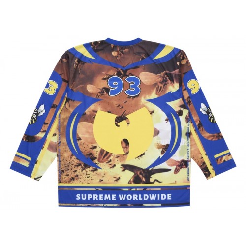 Supreme Wu-Tang Clan Hockey Jersey Blue