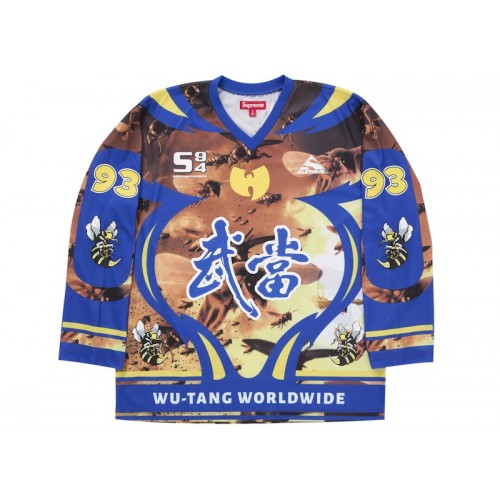 Supreme Wu-Tang Clan Hockey Jersey Blue