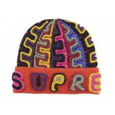 Supreme Yarn Applique Beanie Red