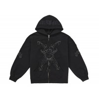 Supreme Y's by Yohji Yamamoto Zip Up Hooded Sweatshirt Black