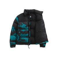 The North Face 1996 Retro Nuptse 700 Fill Packable Jacket Harbor Blue/Linear Mountain Print