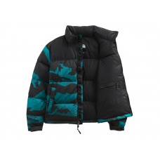 The North Face 1996 Retro Nuptse 700 Fill Packable Jacket Harbor Blue/Linear Mountain Print