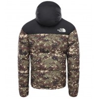 The North Face 1996 Retro Nuptse Packable Jacket Burnt Olive Green UX Digi Camo Print