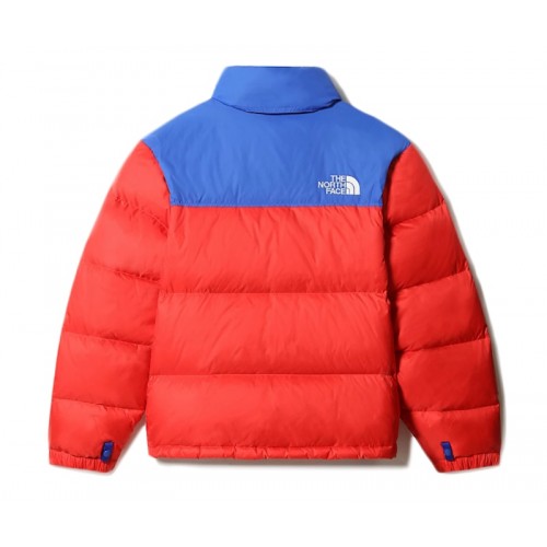 The North Face 1996 Retro Nuptse Packable Jacket Horizon Red/TNF Blue