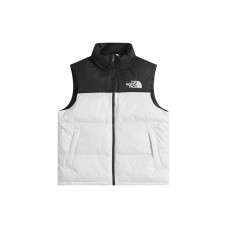 The North Face 1996 Retro Nuptse Vest White Dune/TNF Black