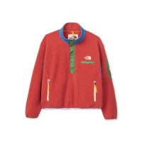 The North Face x Brain Dead 89 Placket Pullover Fleece Sunbaked Red