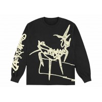 Travis Scott Barbed Wire Long Sleeve Tee Black