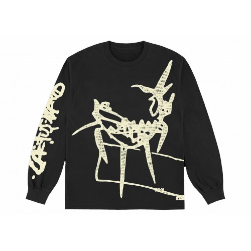 Оригинальный шмот Travis Scott Barbed Wire Long Sleeve Tee Black