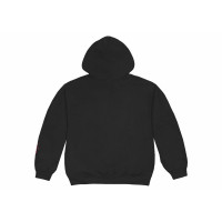 Travis Scott Blackout Zip Up Hoodie Black