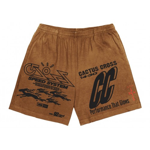 Оригинальный шмот Travis Scott Cactus Jack 92CC Shorts Brown