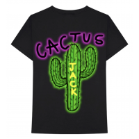 Travis Scott Cactus Jack Airbrush T-Shirt Black