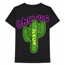 Travis Scott Cactus Jack Airbrush T-Shirt Black