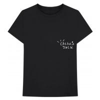 Travis Scott Cactus Jack Airbrush T-Shirt Black