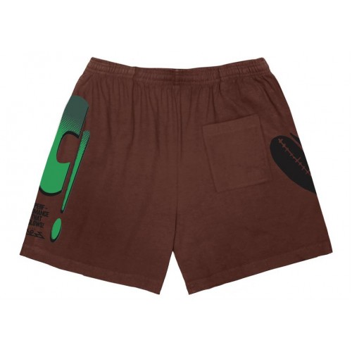 Оригинальный шмот Travis Scott Cactus Jack CJ CC Shorts Brown