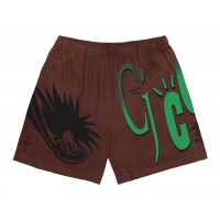 Travis Scott Cactus Jack CJ CC Shorts Brown