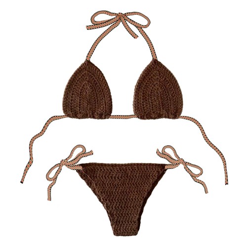 Оригинальный шмот Travis Scott Cactus Jack Crochet Bikini Brown
