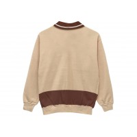 Travis Scott Cactus Jack Cross Rugby Sweater Tan/Brown