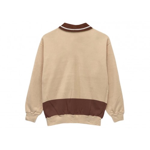 Оригинальный шмот Travis Scott Cactus Jack Cross Rugby Sweater Tan/Brown
