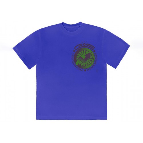 Оригинальный шмот Travis Scott Cactus Jack Cross Tech Tee I Royal