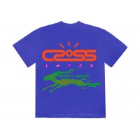 Travis Scott Cactus Jack Cross Tech Tee I Royal