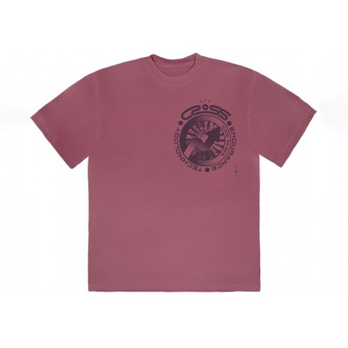 Оригинальный шмот Travis Scott Cactus Jack Cross Tech Tee II Washed Purple