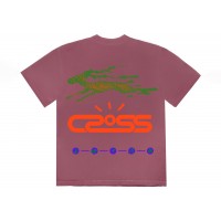 Travis Scott Cactus Jack Cross Tech Tee II Washed Purple