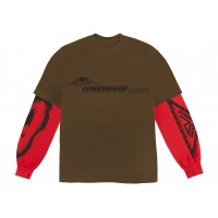 Travis Scott Cactus Jack Crossover Longsleeve Tee Brown