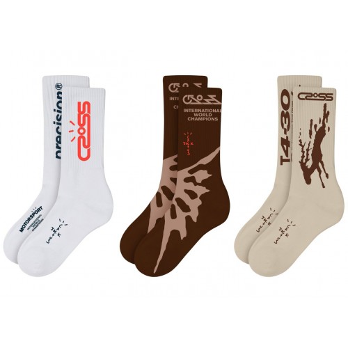 Оригинальный шмот Travis Scott Cactus Jack Crossover Socks (3 Pack) Multi
