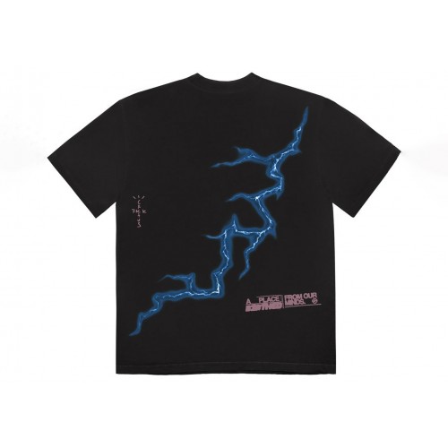 Оригинальный шмот Travis Scott Cactus Jack For Fragment Danger Tee Washed Black